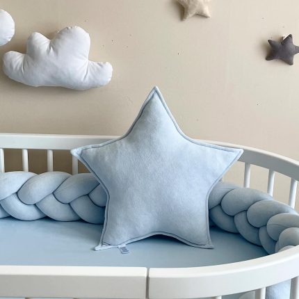 light-blue-star-velvet-pillow-MAXBL6007-ingvart-4